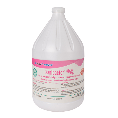 Sanibacter jabón Antibacterial para manos y cuerpo en espuma